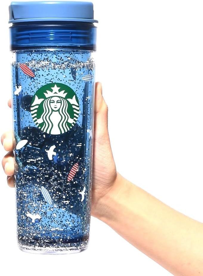 Starbucks Japan Water Intumbler Seaside 473ml/15.9oz, Blue Blue | 143RCEALH