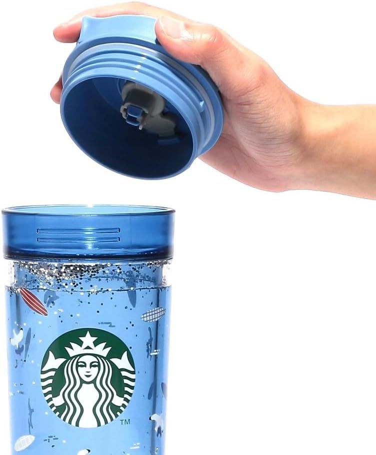 Starbucks Japan Water Intumbler Seaside 473ml/15.9oz, Blue Blue | 143RCEALH