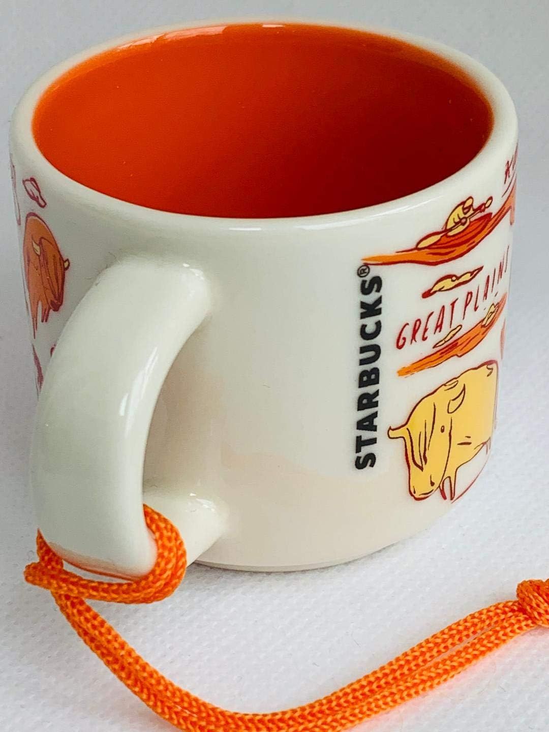 Starbucks Kansas Been There Series Across The Globe Collection Ceramic Coffee Demitasse Mug Ornament 2 Fl Oz Multicolor | 741WFKCGS