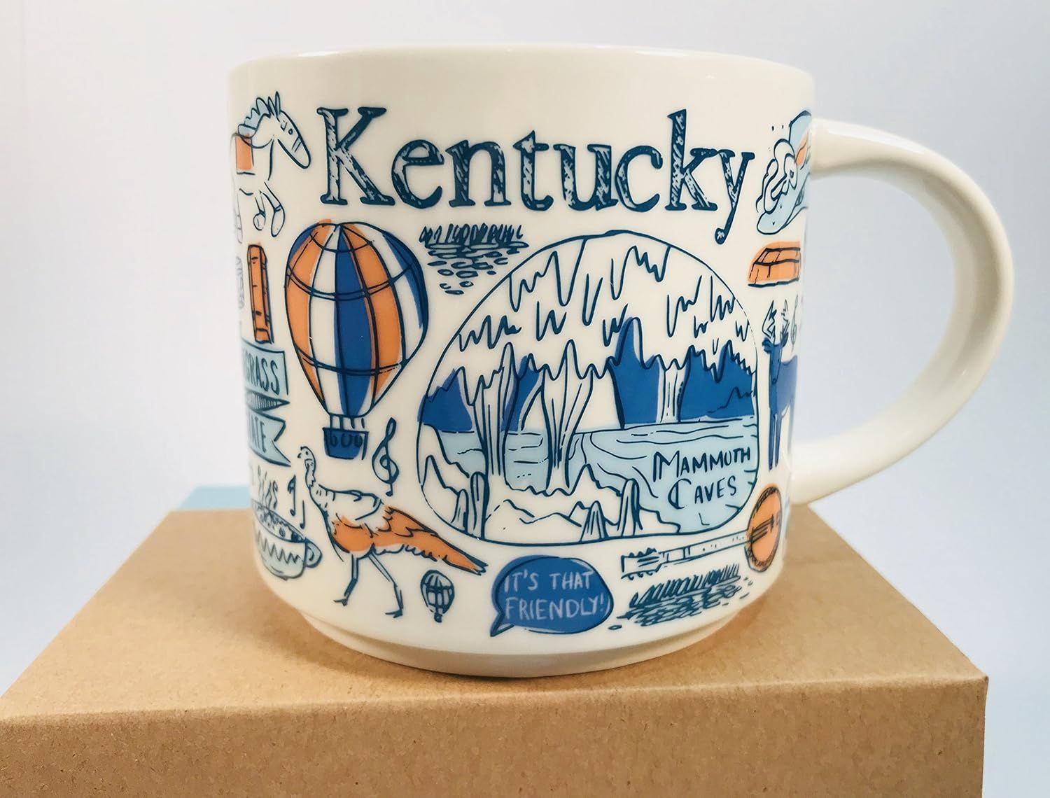 Starbucks Kentucky Coffee Mug Been There Series Across The Globe Collection,14 Ounce Coffee | 765LVIXHW