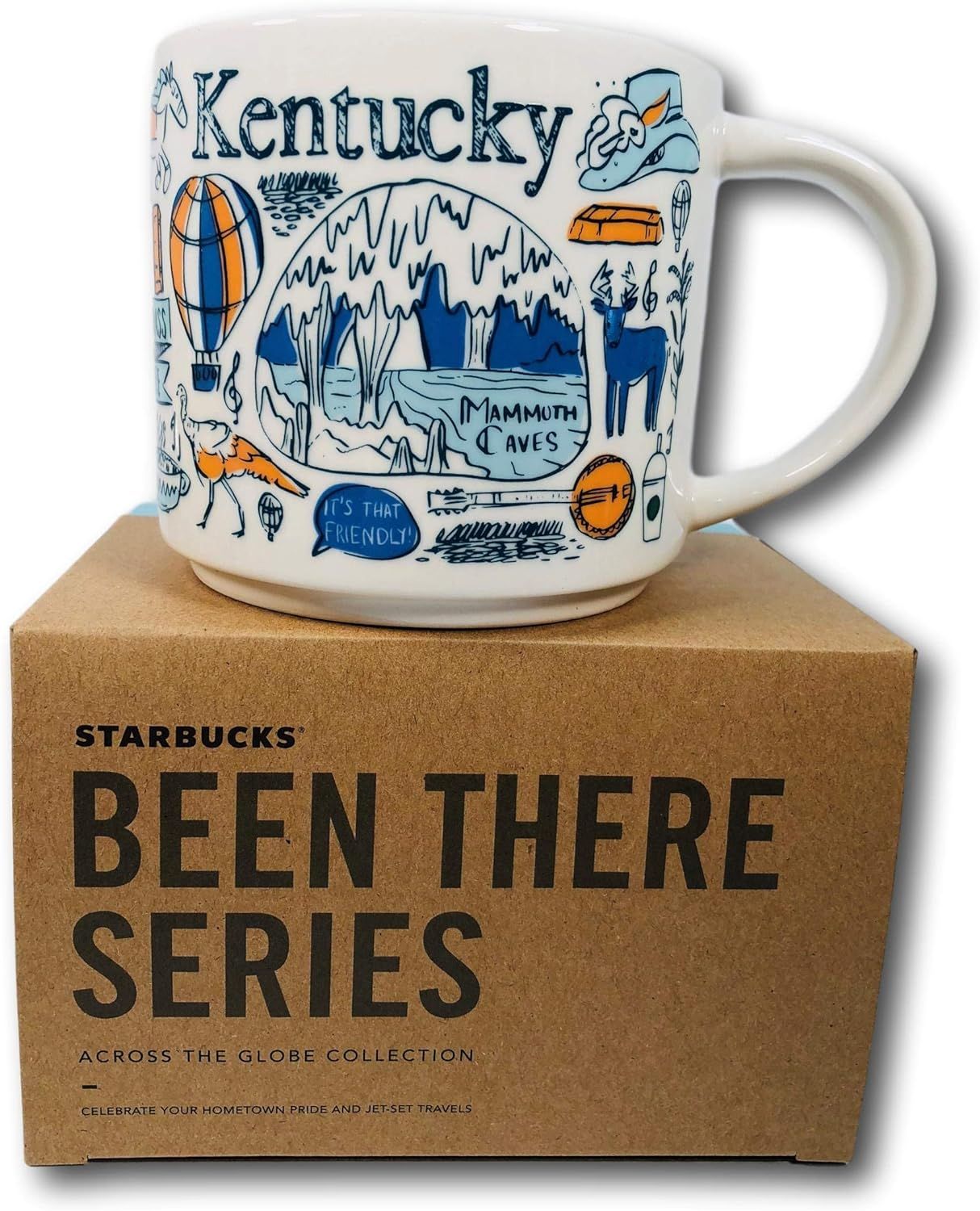 Starbucks Kentucky Coffee Mug Been There Series Across The Globe Collection,14 Ounce Coffee | 765LVIXHW