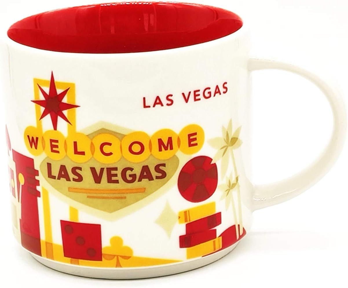 Starbucks Las Vegas Cup Coffee Mug You Are Here Collection White | 326ZUCDPM