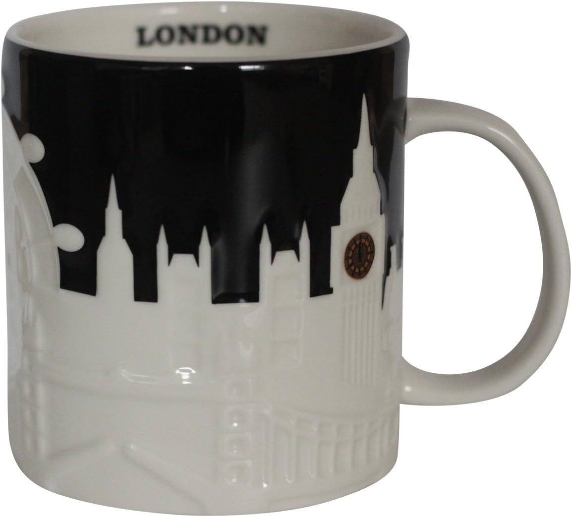 Starbucks London Relief Mug City Collection Black | 743XKPCRS