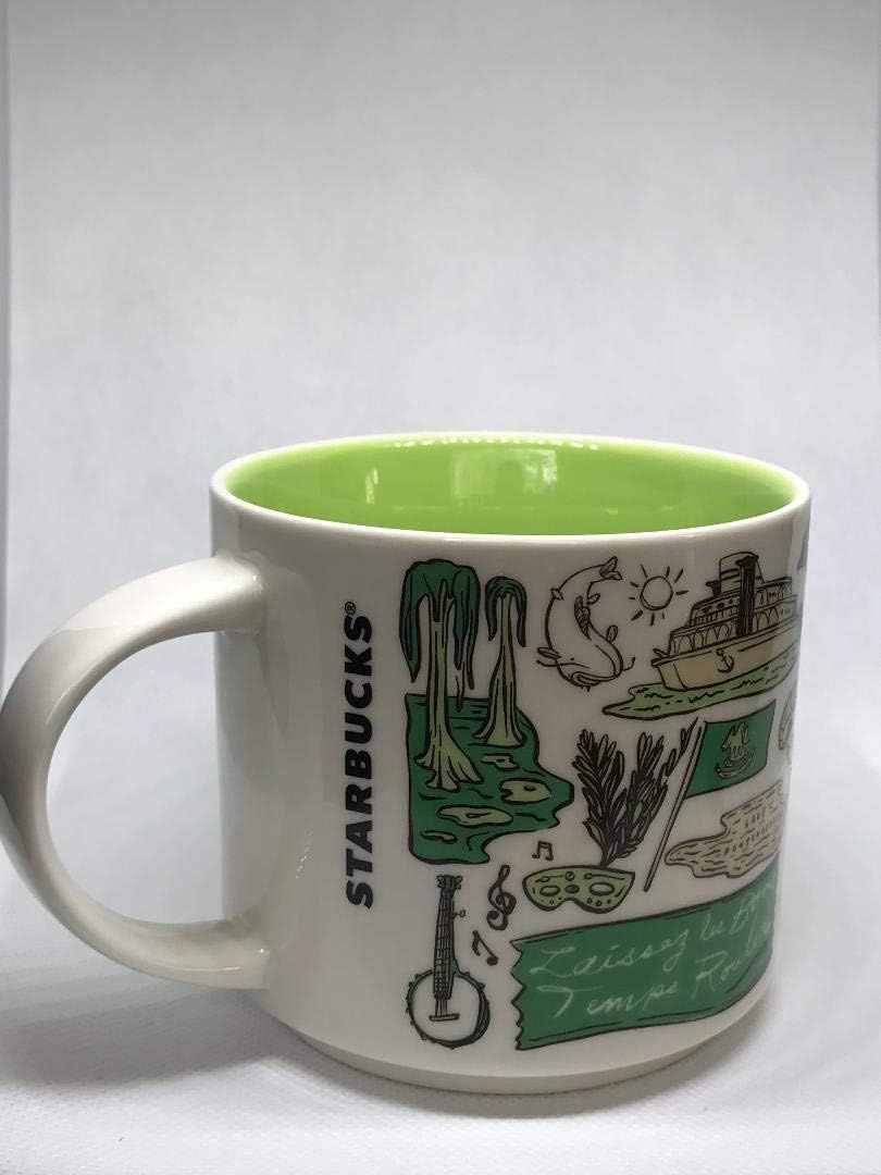 Starbucks Louisiana Been There Series Across The Globe Collection Ceramic Coffee Mug 14 Oz Multicolor | 423CQSNKO