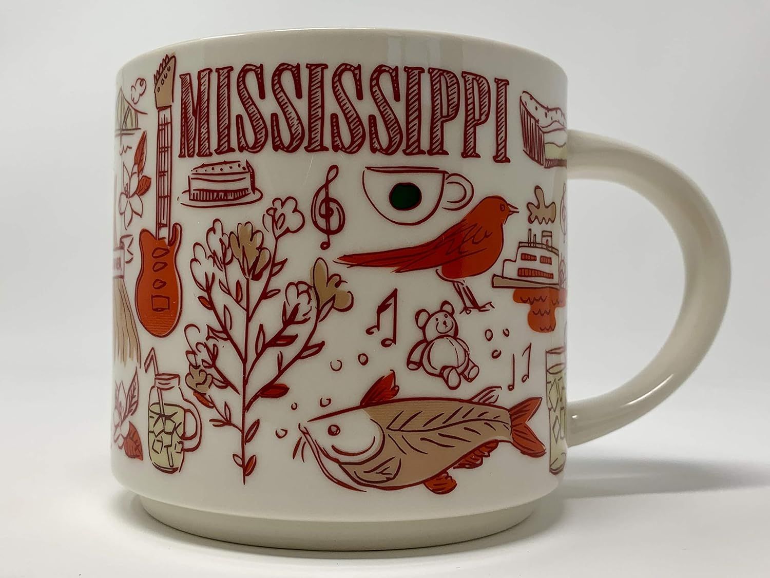 Starbucks Mississippi Been There Series Across The Globe Collection Ceramic Coffee Mug Coffee | 359TZOXFI