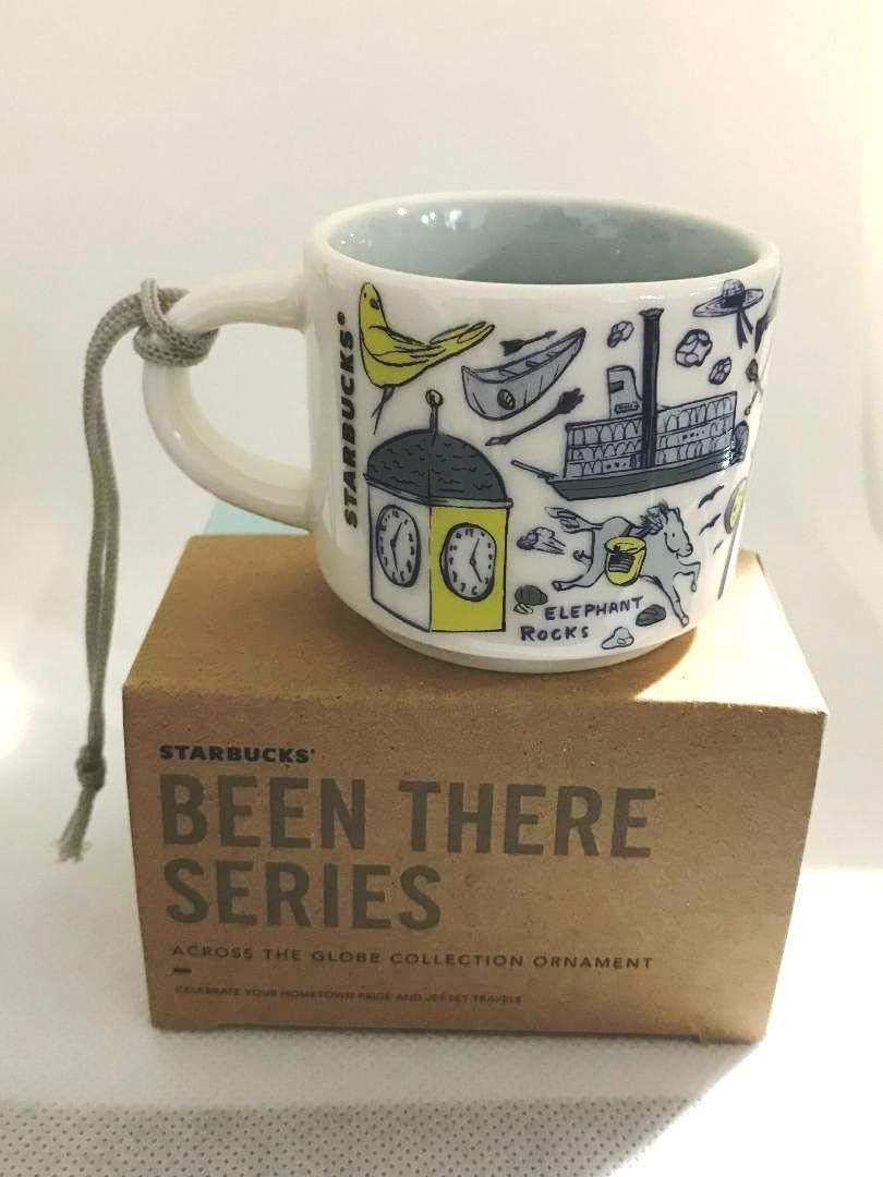 Starbucks Missouri Been There Series Across The Globe Collection Demitasse Espresso Coffee Mug Cup Ornament White / Blue | 324IQPRJT