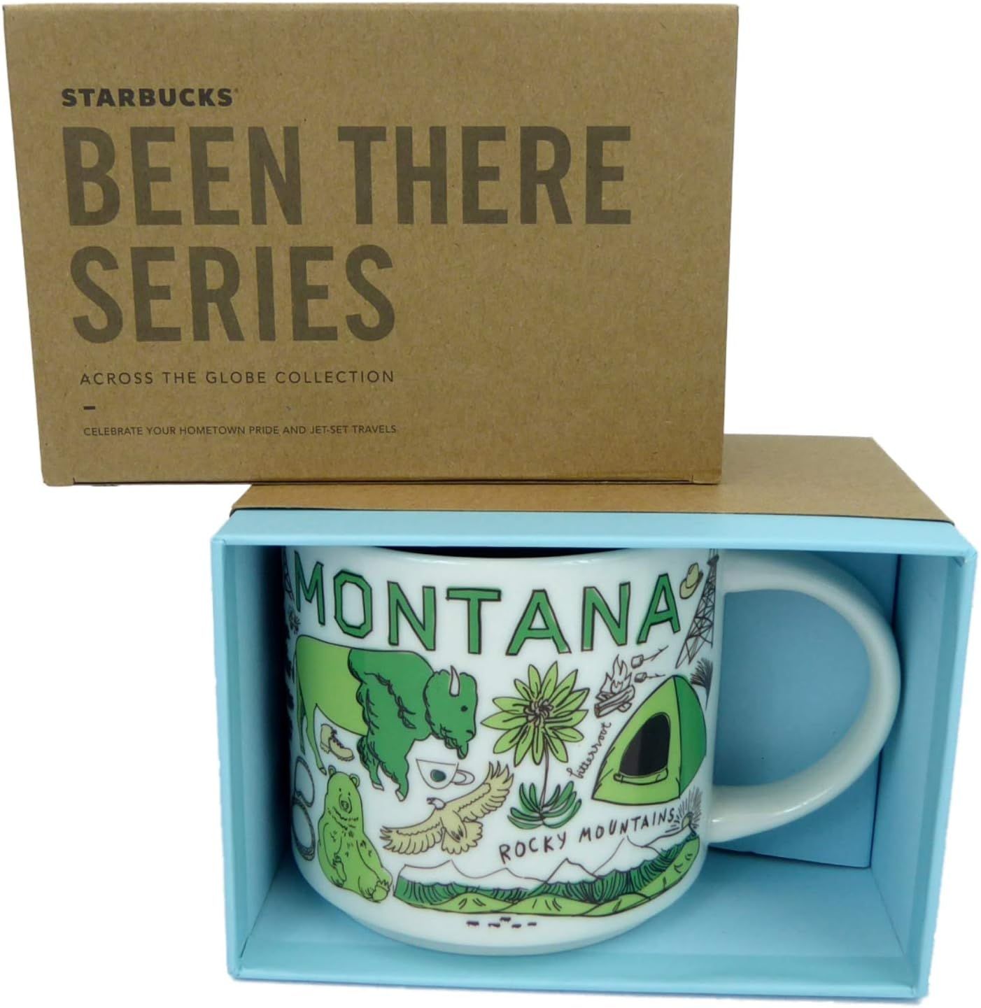 Starbucks Montana Been There Series Across The Globe Collection Coffee Mug 14 Ounce Coffee | 718KZHIAQ