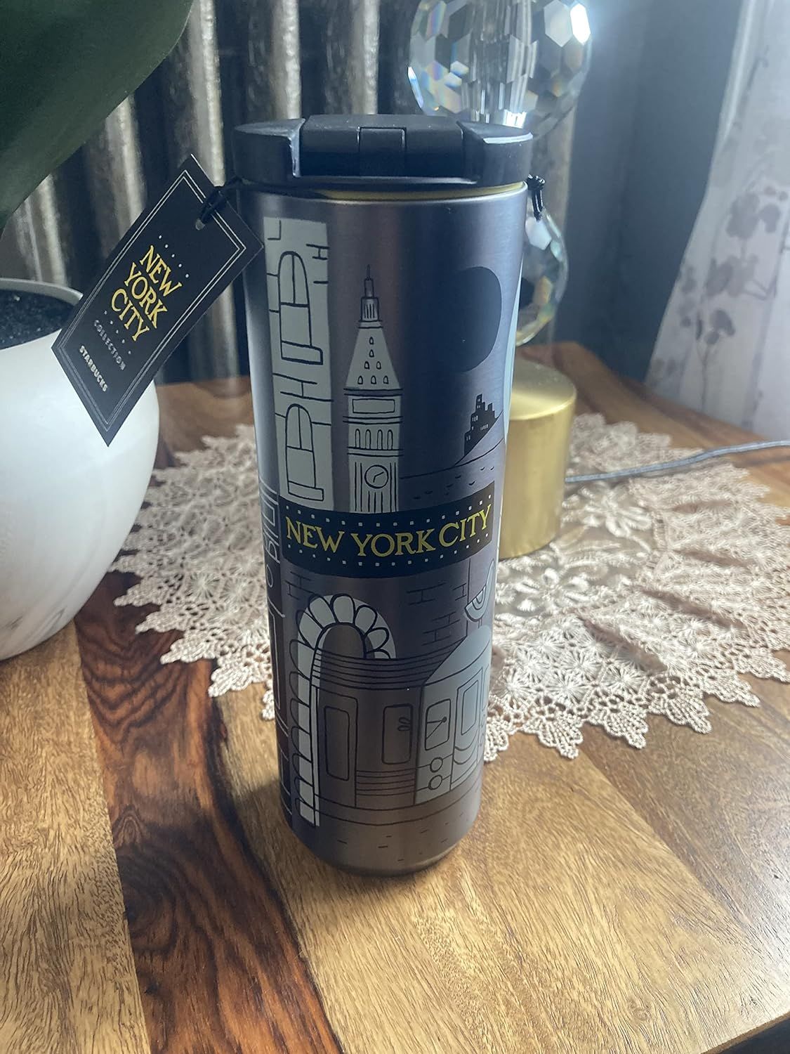 Starbucks New York City Stainless Steel Tumbler, 16 Oz Grey | 367ADYURQ