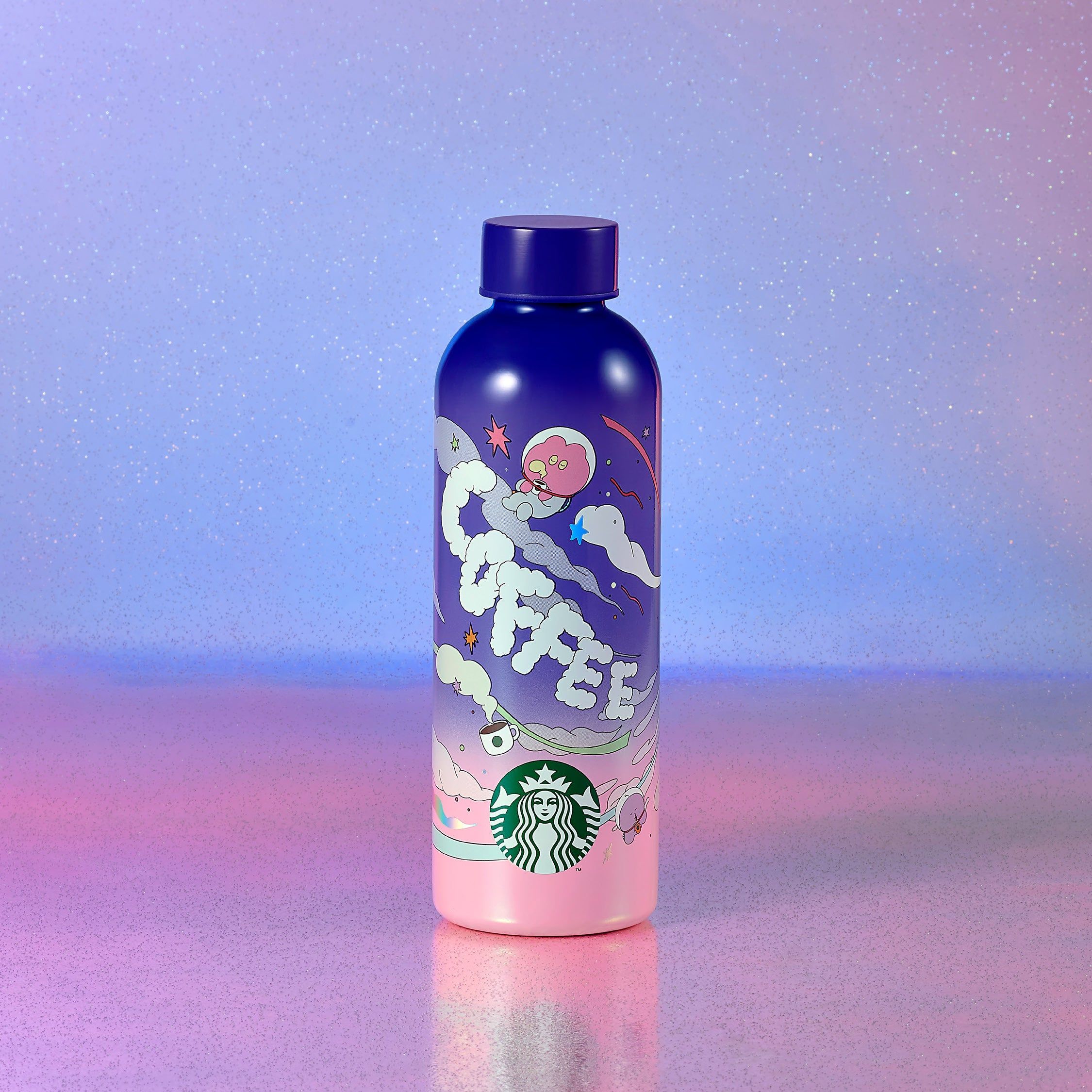 Starbucks Off to Space Stainless Steel Bottle 26oz Grey | 079SCBKAY