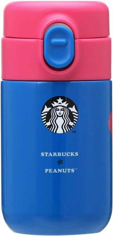 Starbucks Peanuts Japan Limited Stainless Petit Bottle Blue Peanuts Franklin 200ml Blue | 450JRFNQC