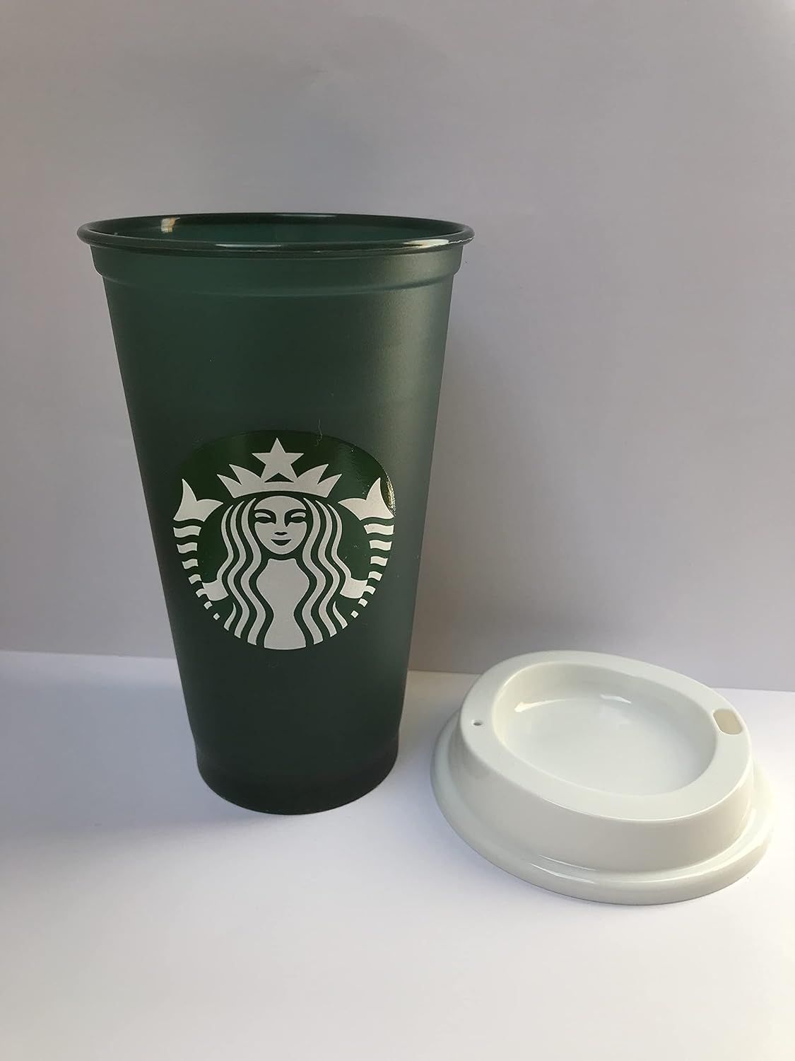 Starbucks Reusable Colour Changing Cup, Grande 473 Ml/16 Fl Oz, Green/Red, Limited Edition Green | 019ZGKEMO