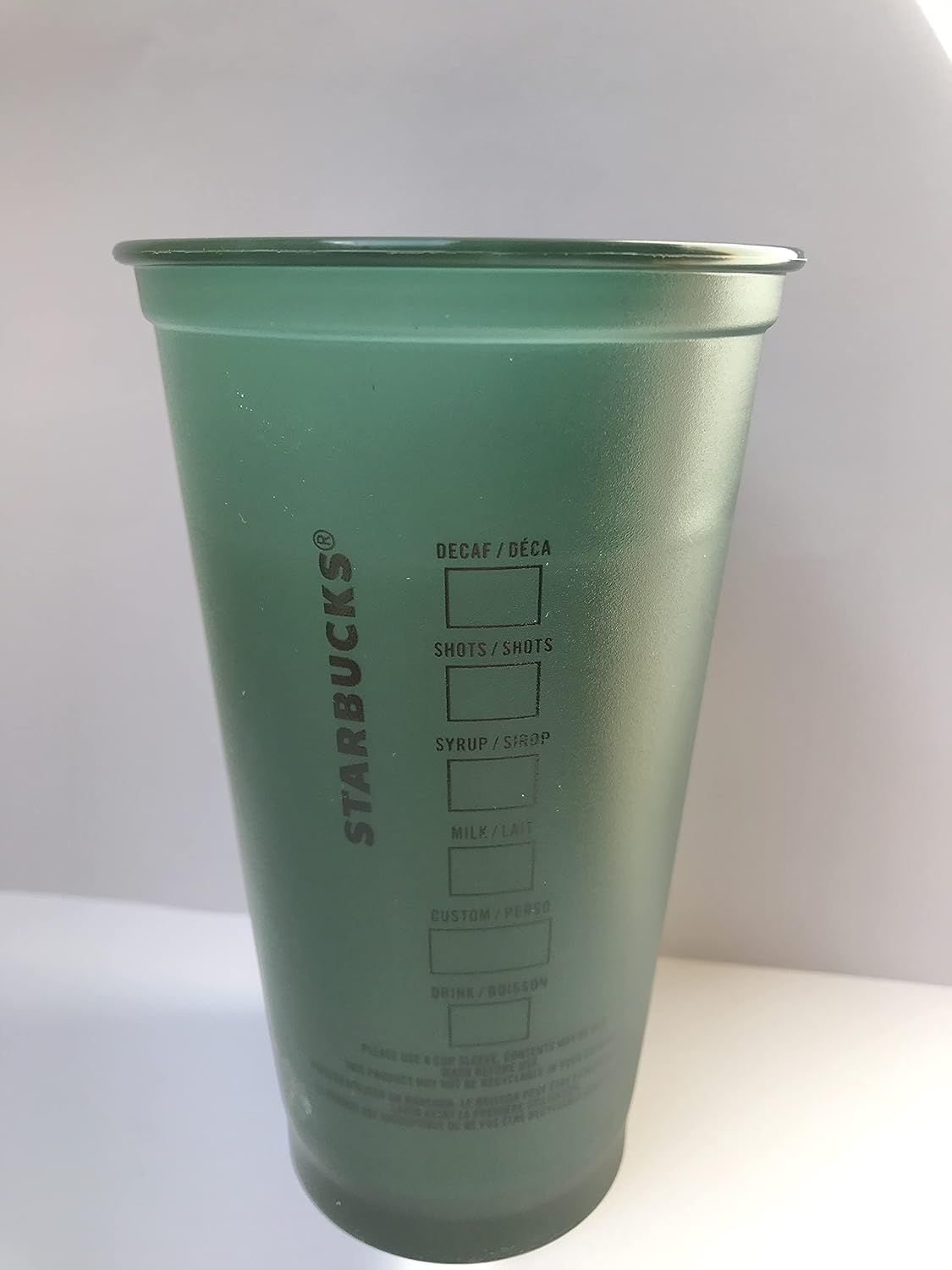 Starbucks Reusable Colour Changing Cup, Grande 473 Ml/16 Fl Oz, Green/Red, Limited Edition Green | 019ZGKEMO