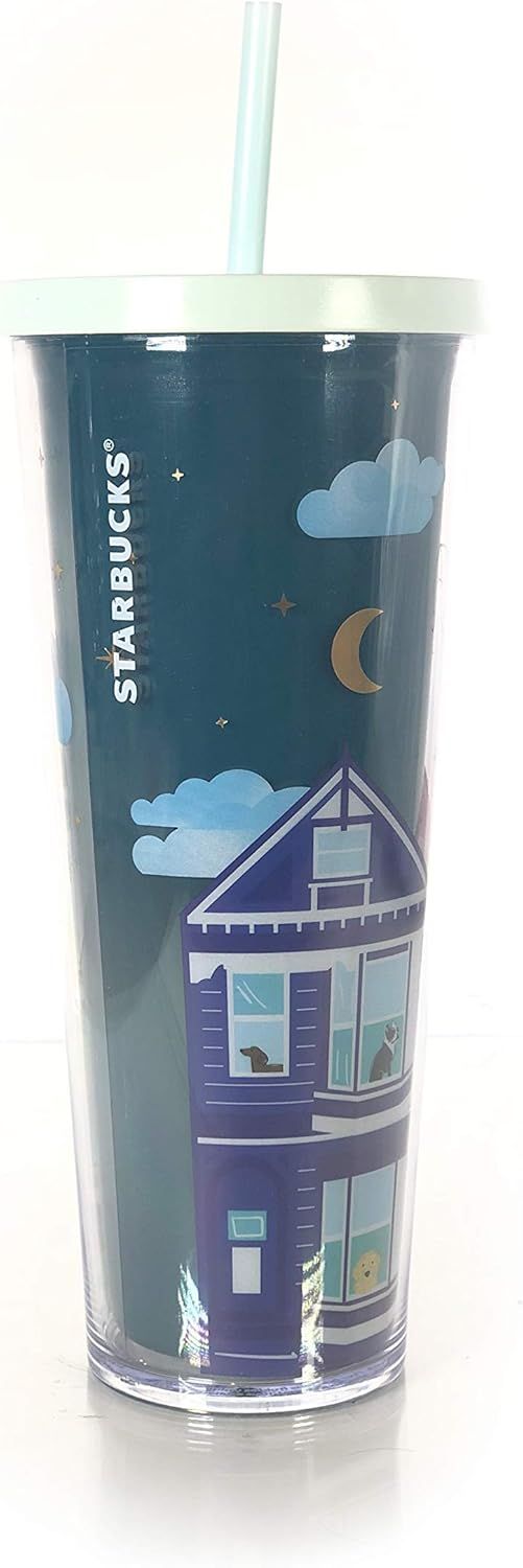 Starbucks San Francisco Cold Cup Tumbler Traveler Venti 24oz Green | 837TWHDEZ