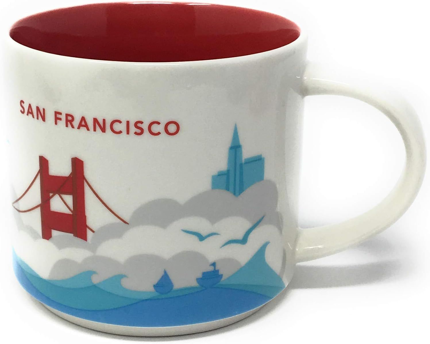 Starbucks San Francisco You Are Here Collection Mug Gold / Multicolor | 863VLRYMH