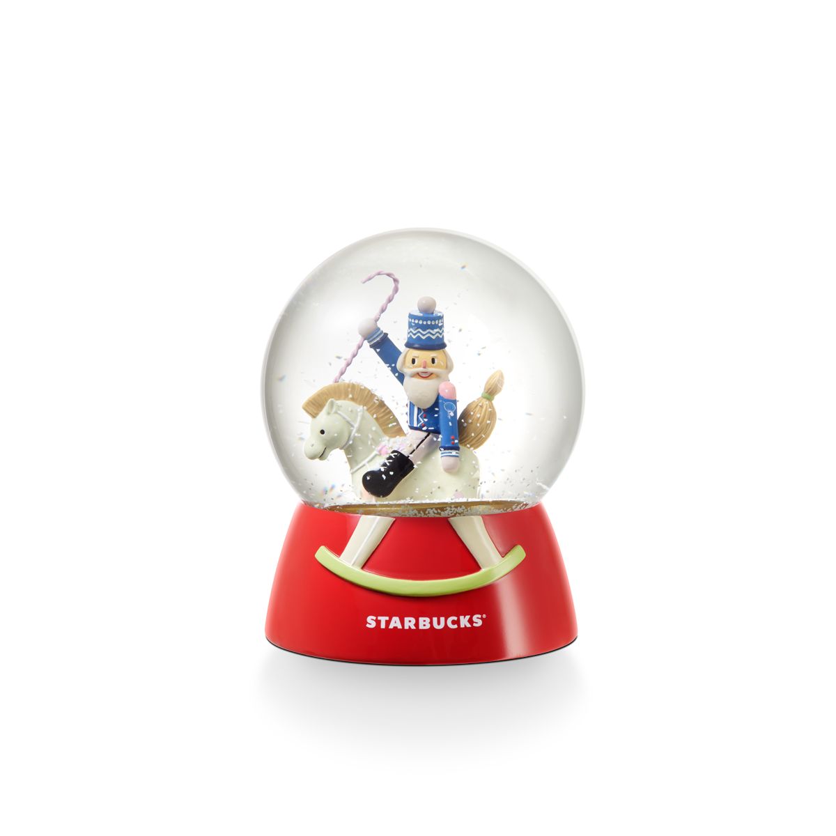 Starbucks Snow Globe Nutcracker White | 036FAYRLJ