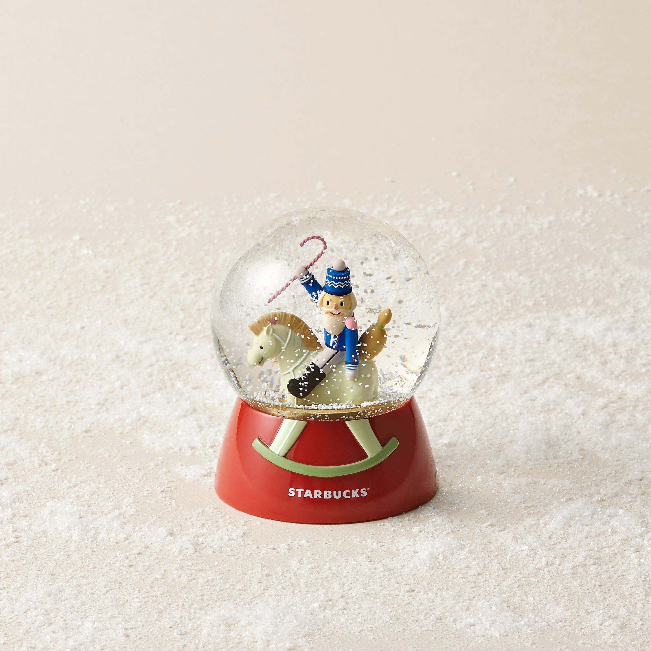 Starbucks Snow Globe Nutcracker White | 036FAYRLJ