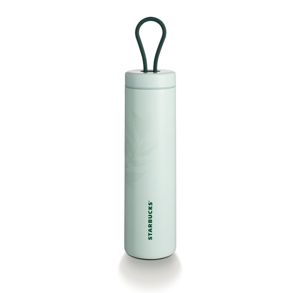 Starbucks Stainless Steel Mint Coffee Leaf Water Bottle 12oz Grey Mint Coffee | 836MKXHNG