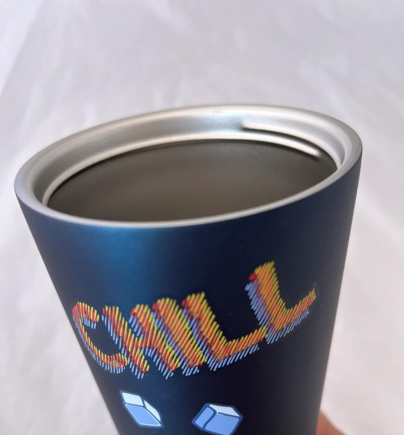 Starbucks Stainless Steel Tumbler Chill Lips Hearts Venti 24 Oz Blue | 360SKYETL