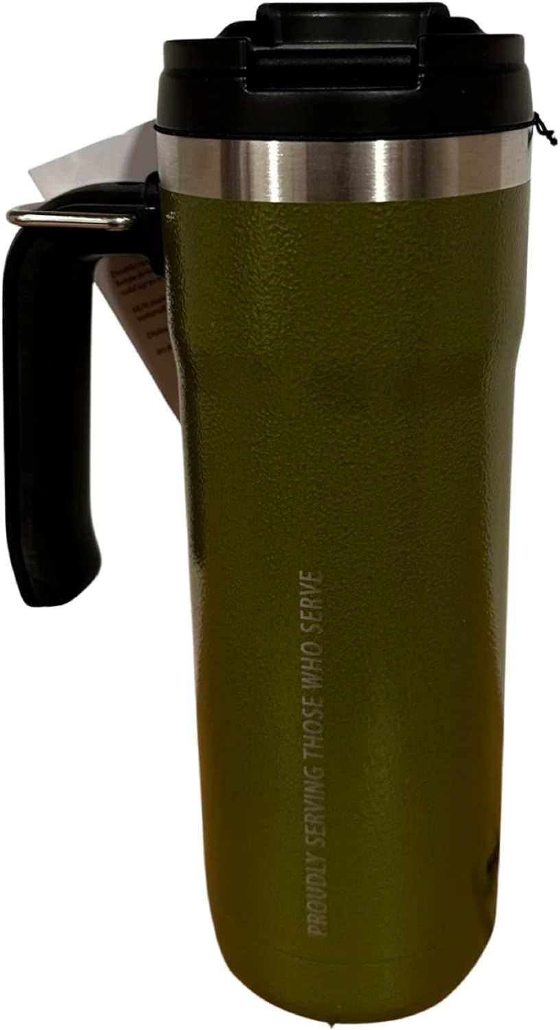 Starbucks Stanley Armed Forces Army Green Vacuum Sealed Cup Tumbler 20oz Green | 734LWAOIC