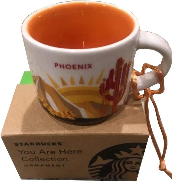 Starbucks State Or City You Are Here Collection Ceramic Coffee Mug Demitasse Ornament 2 Oz (Phoenix) Coffee / Red | 730JPRIMC