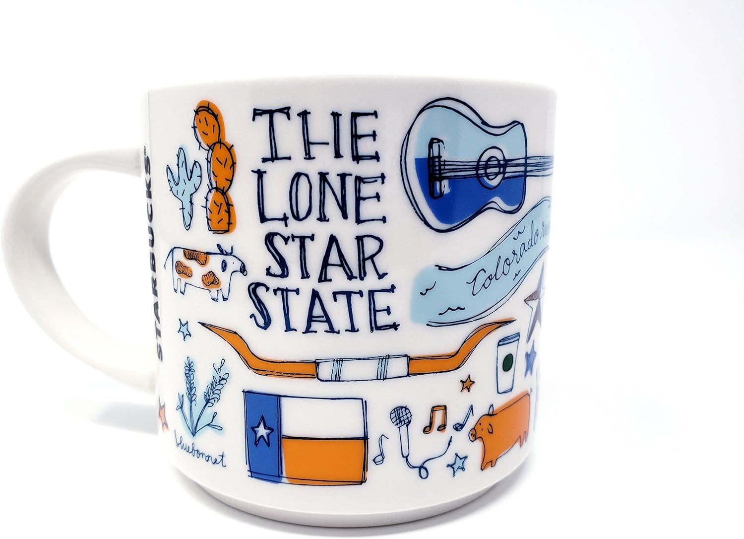 Starbucks Texas Coffee Mug, Been There Series Across The Globe Collection, 14 Ounces Coffee | 365CTPJIO