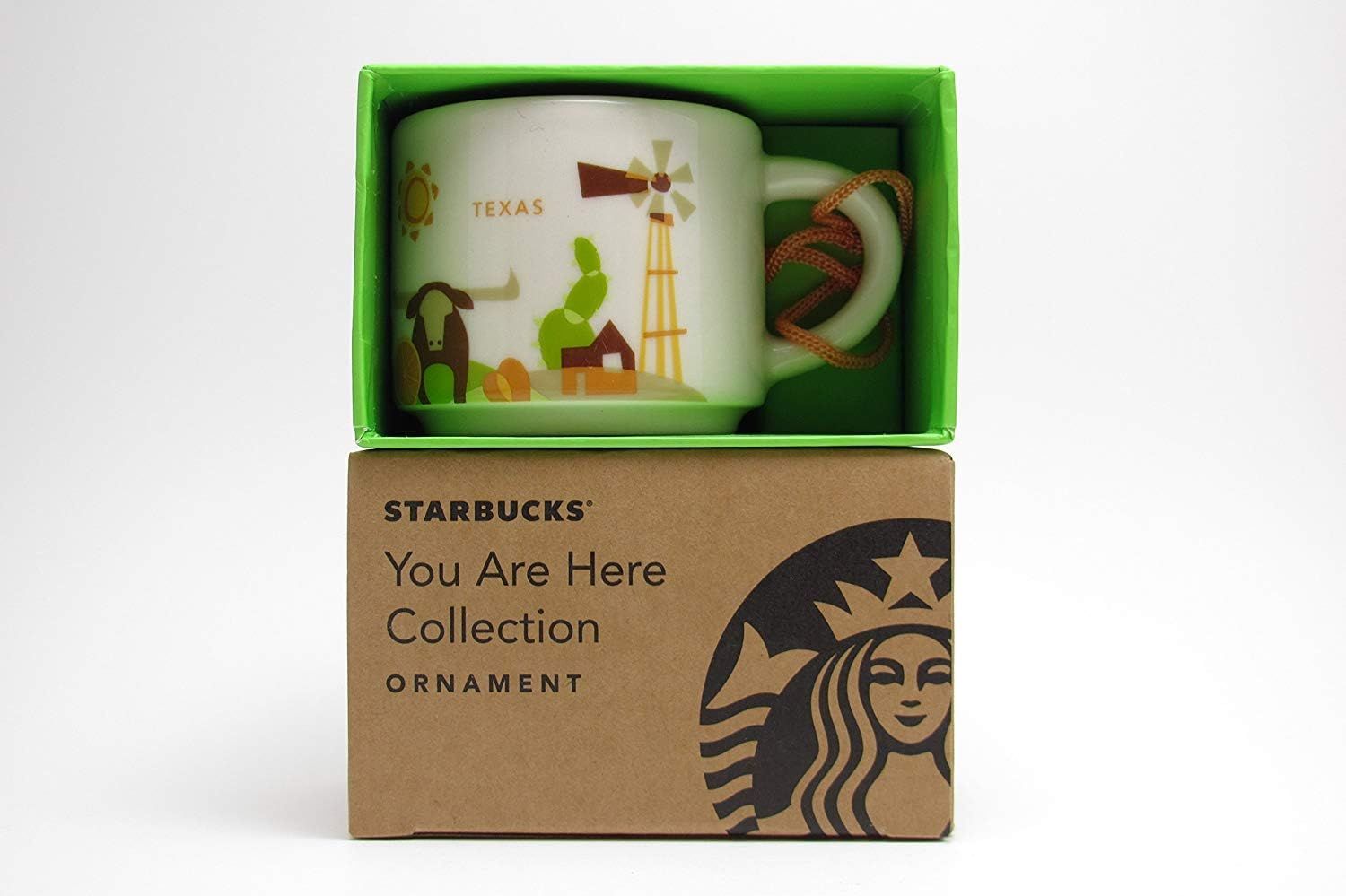 Starbucks Texas You Are Here Series Espresso Cup Ornament Demitasse Mug 2oz Coffee | 957XDKOEU